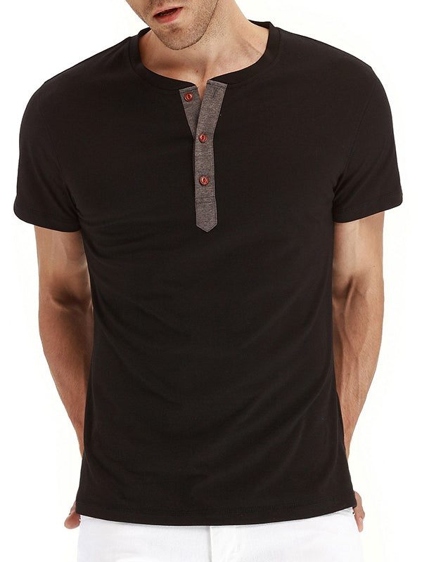 Men's short-sleeved round neck t-shirt