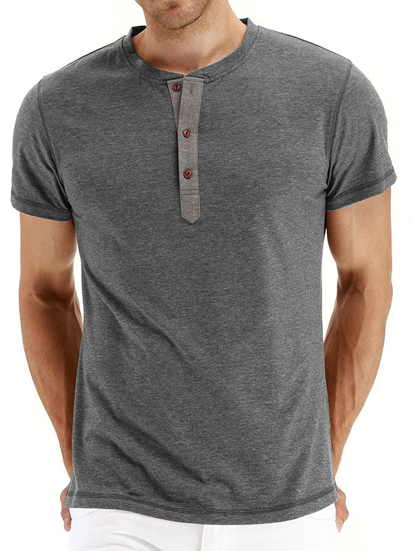 Men's short-sleeved round neck t-shirt