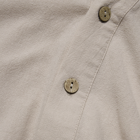Men Solid Short Sleeves Roun-Neck Shirt