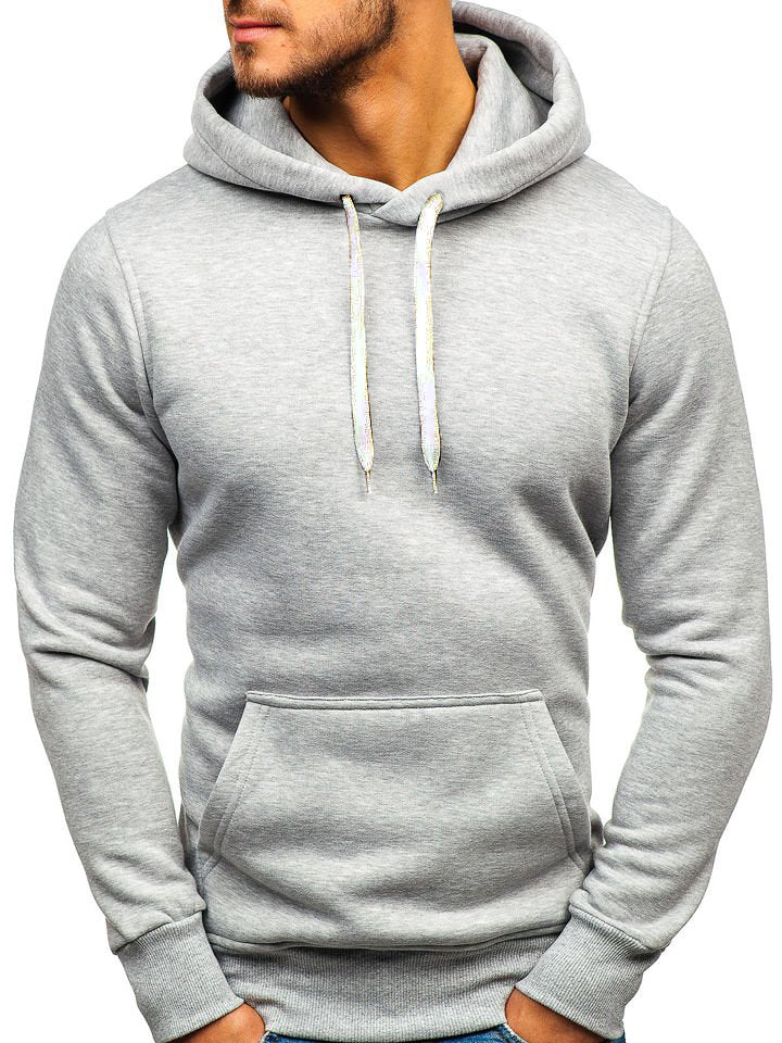 Men's Long Sleeves Solid Casual Hoodie Sweatshirts