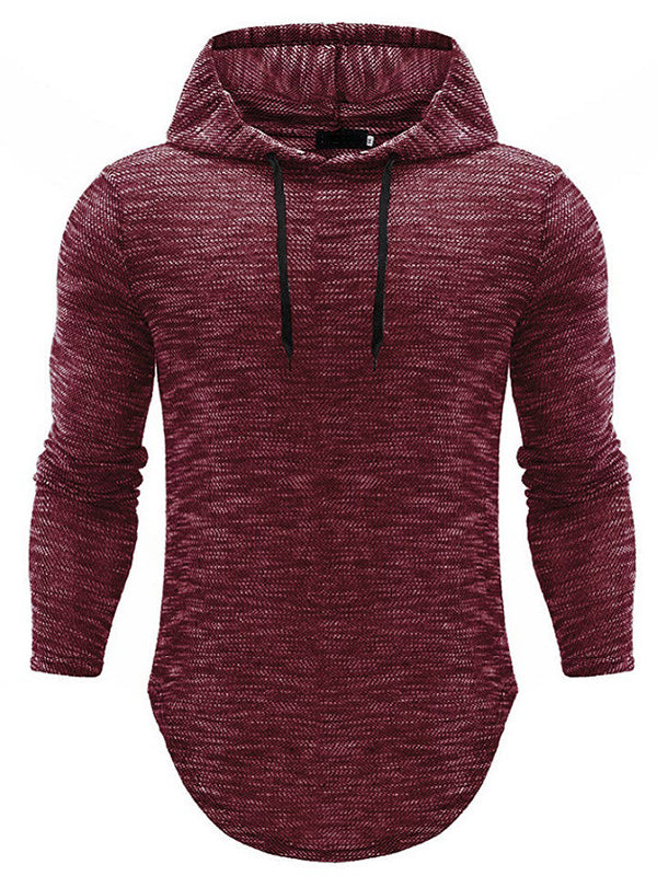 Long-sleeved hooded sweater