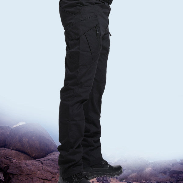Men's Fashion Metal Zipper Outdoor Special Forces Combat Trousers