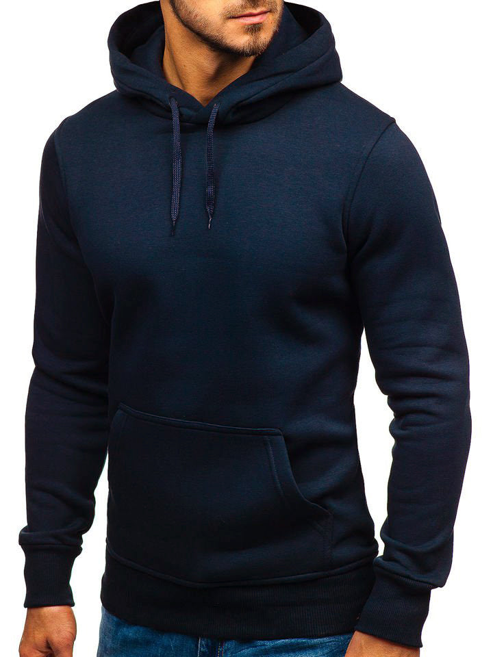 Men's Long Sleeves Solid Casual Hoodie Sweatshirts