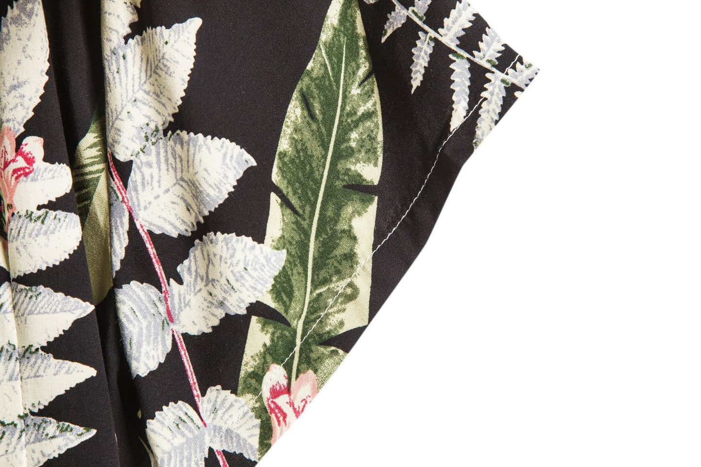 Men Short Sleeves Lapel Hawaii Style Shirt