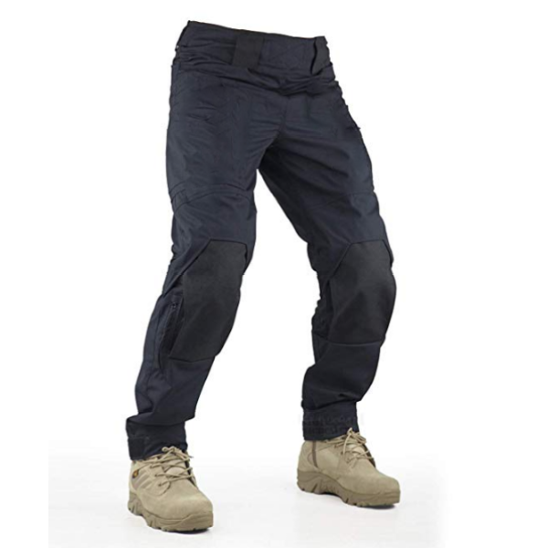 Mens Casual Large Pocket Trousers