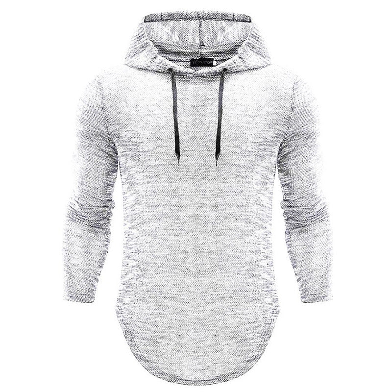 Long-sleeved hooded sweater