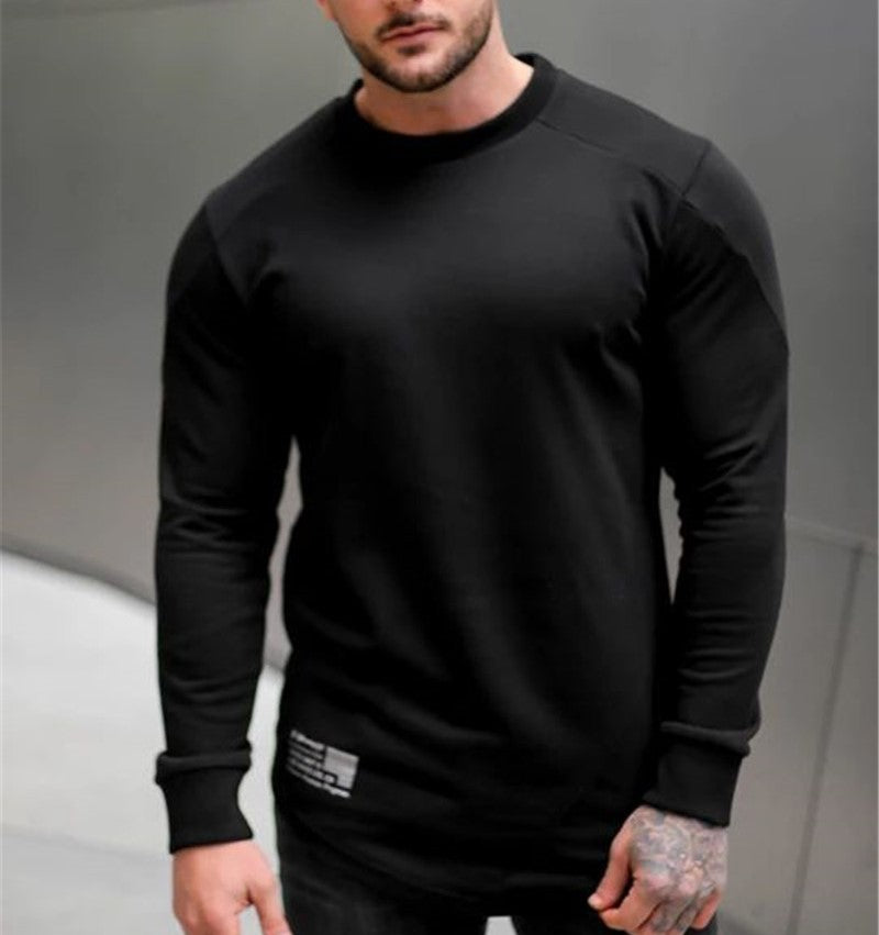 Men's Long Sleeve T-Shirt Outdoor Active Athletic Crew Top