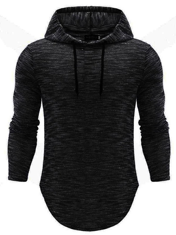 Long-sleeved hooded sweater