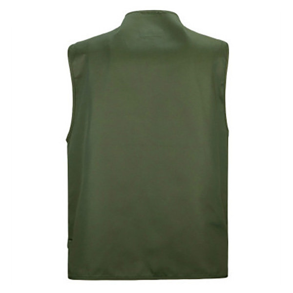 Cotton Multi Pockets Loose Fishing Outdoor Vest for Men