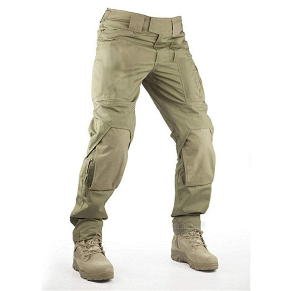 Mens Casual Large Pocket Trousers