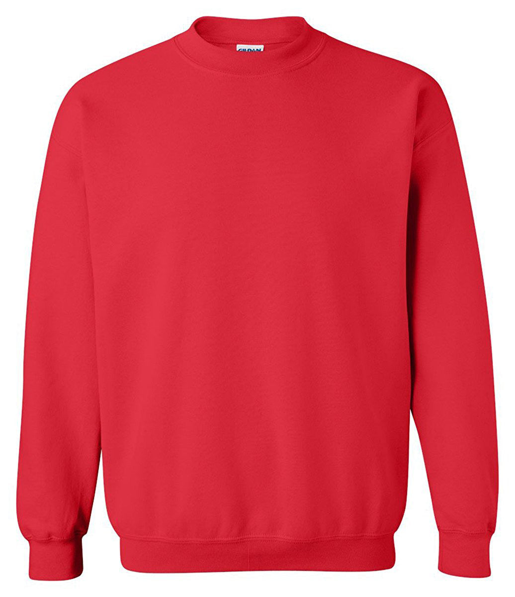 Men's Heavy Cotton Long Sleeve T-Shirt Athletic Crew Top