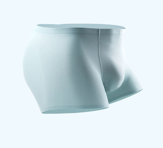 Men's Ice Silk Underwear Breathable Thin Four-corner Summer Shorts