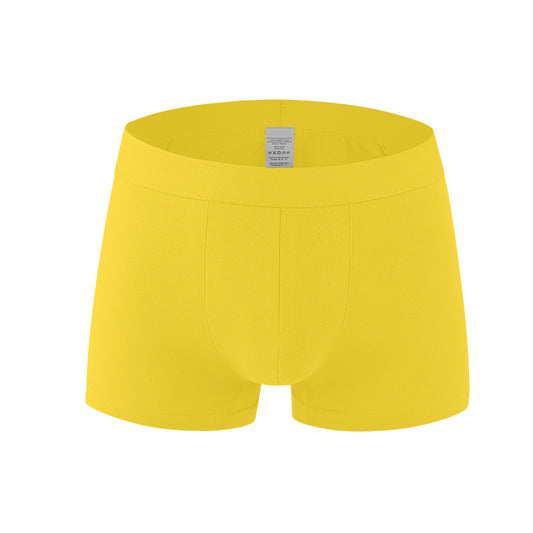 Pure Color Simple Men's Underwear Cotton Men's Boxer Briefs