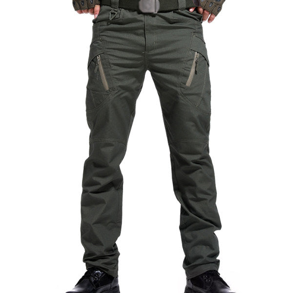 Men's Fashion Metal Zipper Outdoor Special Forces Combat Trousers