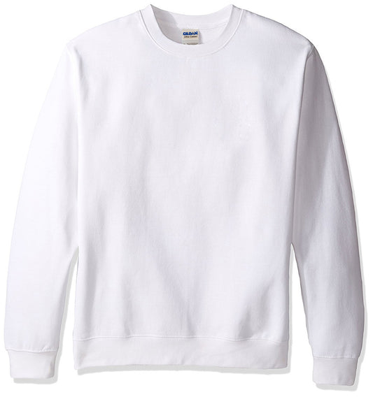 Men's Heavy Cotton Long Sleeve T-Shirt Athletic Crew Top