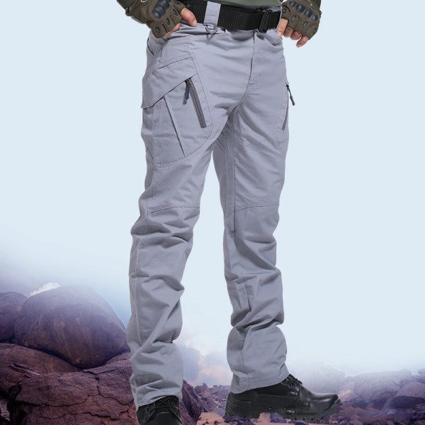 Men's Fashion Metal Zipper Outdoor Special Forces Combat Trousers