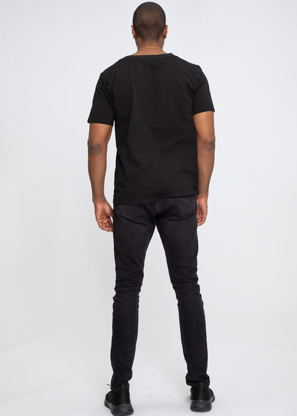 Men's ethnic short-sleeved printed loose T-shirt