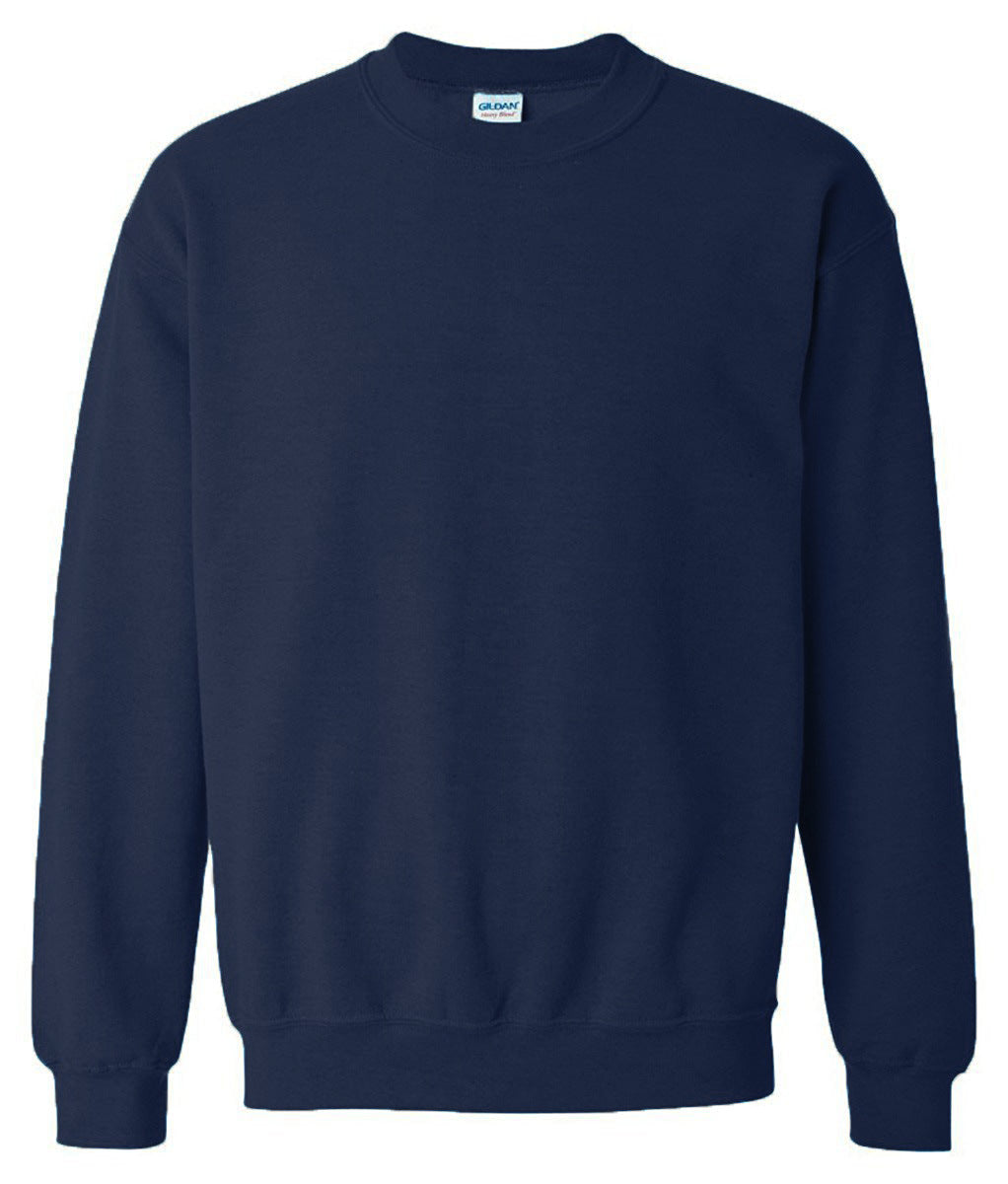 Men's Heavy Cotton Long Sleeve T-Shirt Athletic Crew Top