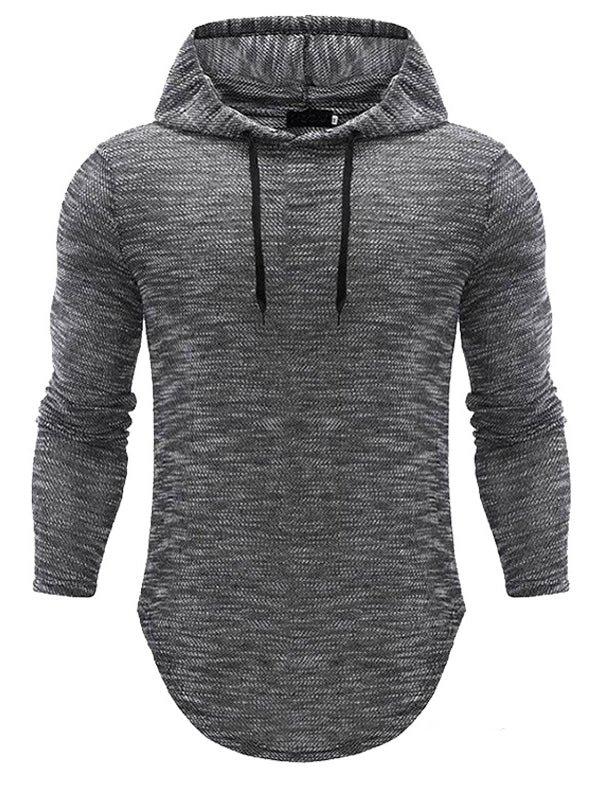 Long-sleeved hooded sweater
